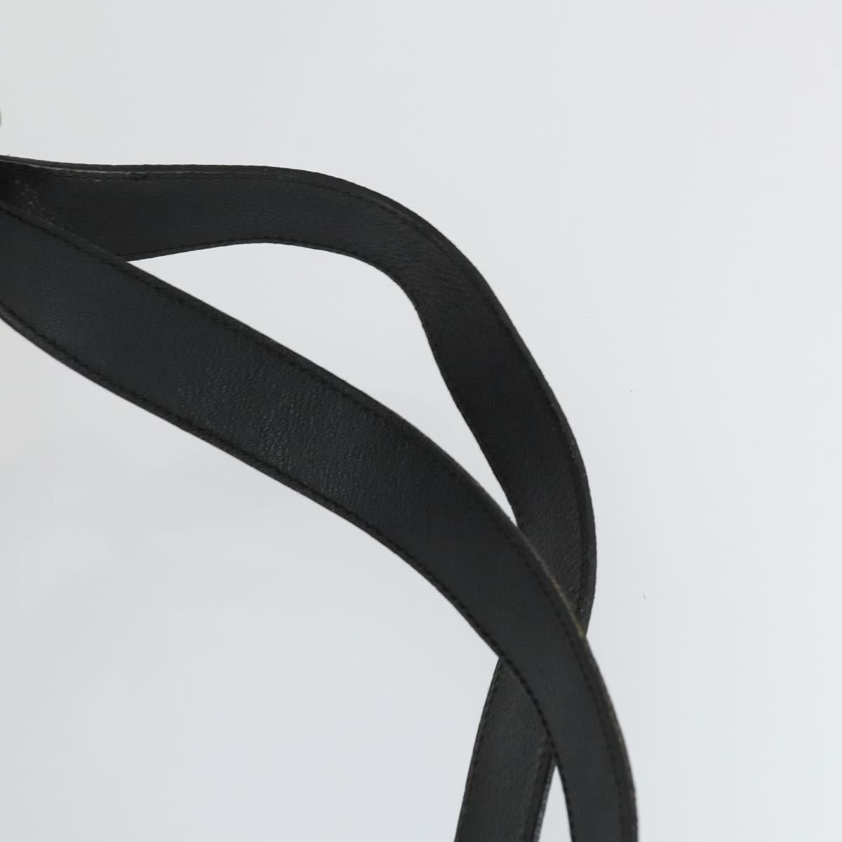 GUCCI Bamboo Backpack Suede Leather Black Gold 003 2058 0016 Auth 170577