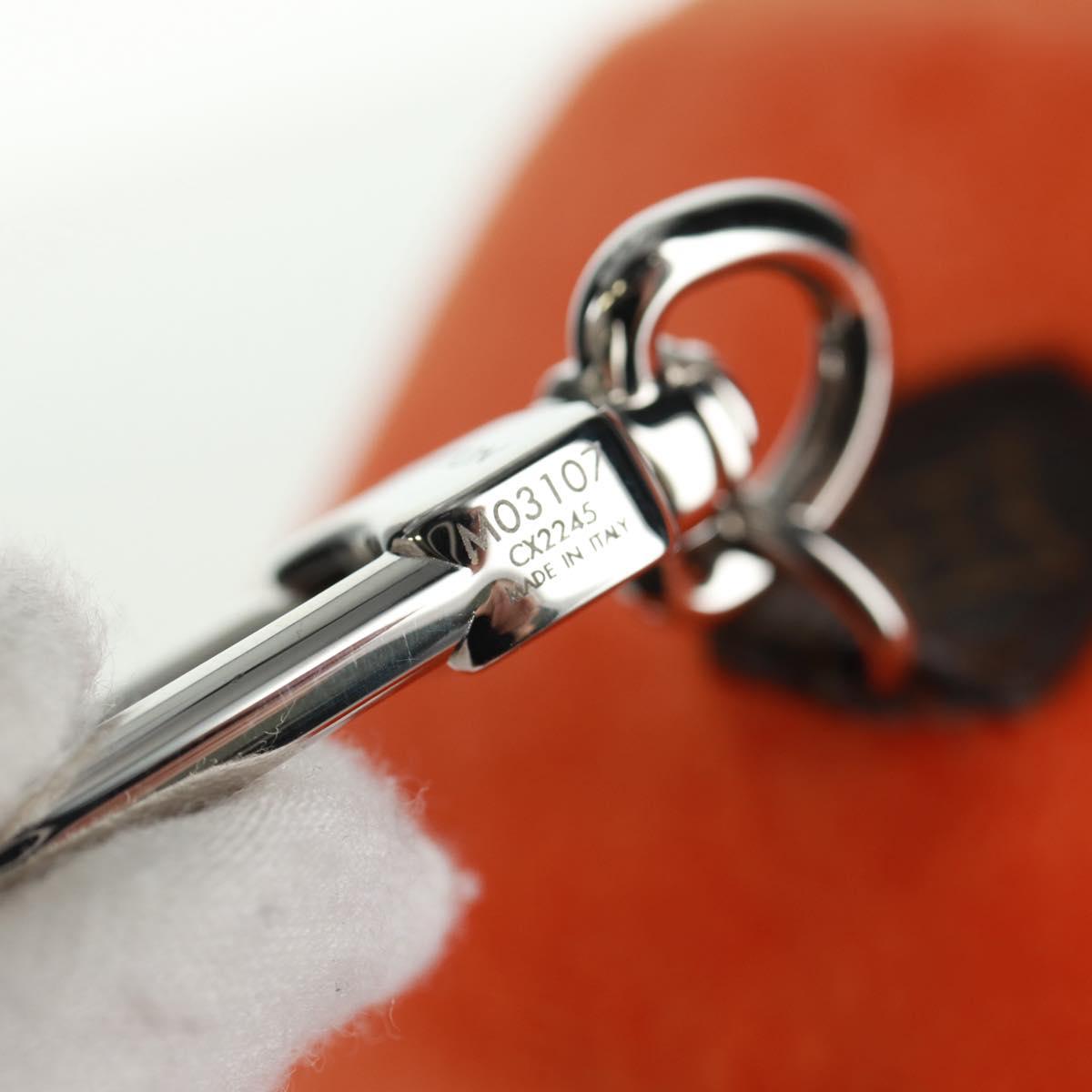 LOUIS VUITTON LV Lucky Rock Bag Charm Fur Orange M03107 LV Auth 170579SAM
