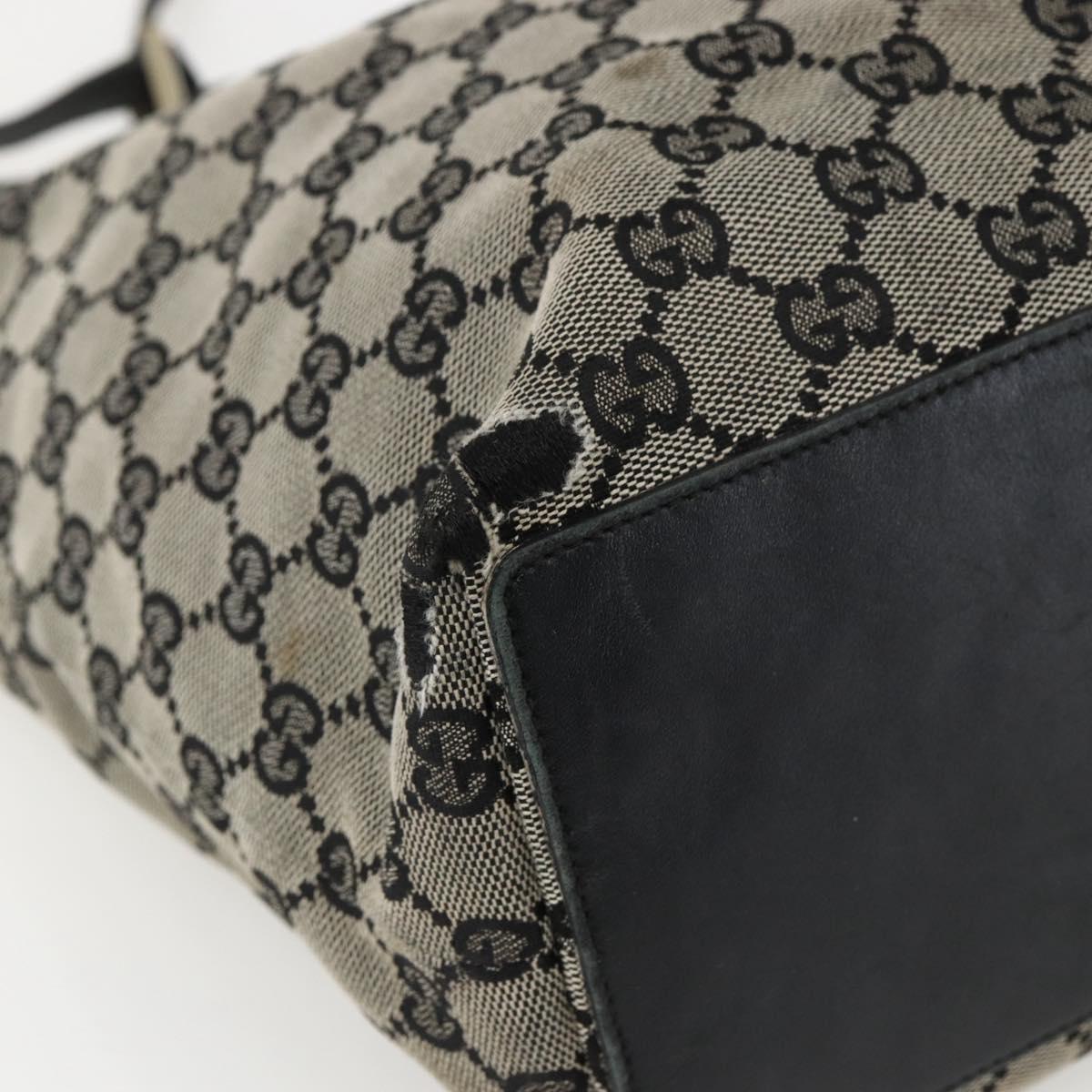 GUCCI GG Canvas Tote Bag Navy Gold 002 1098 Auth 170609