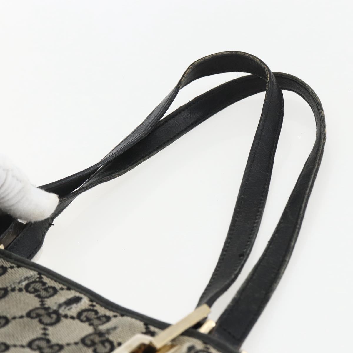 GUCCI GG Canvas Tote Bag Navy Gold 002 1098 Auth 170609