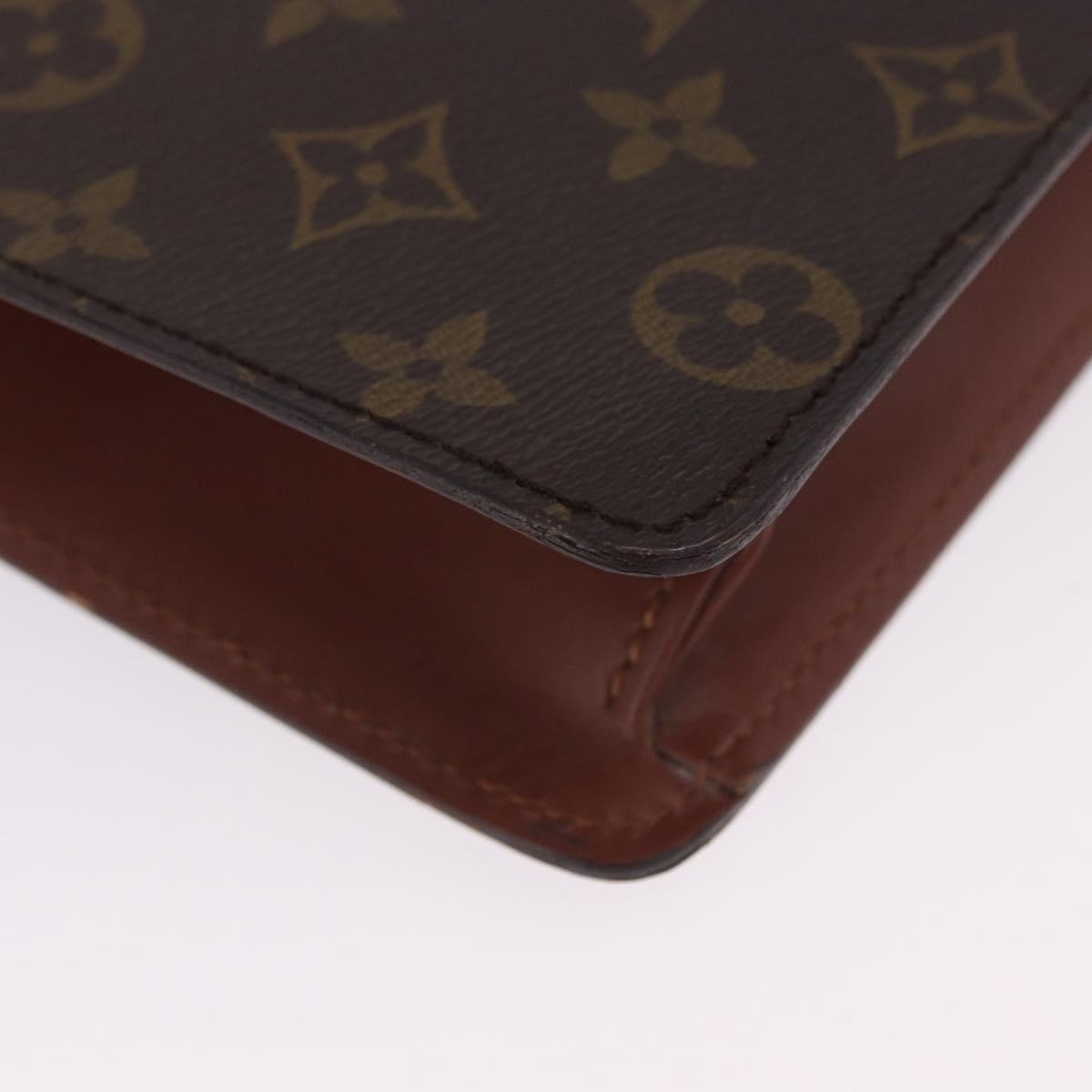 LOUIS VUITTON Monogram Porte Documents Bandouliere Bag M53338 LV Auth 170612