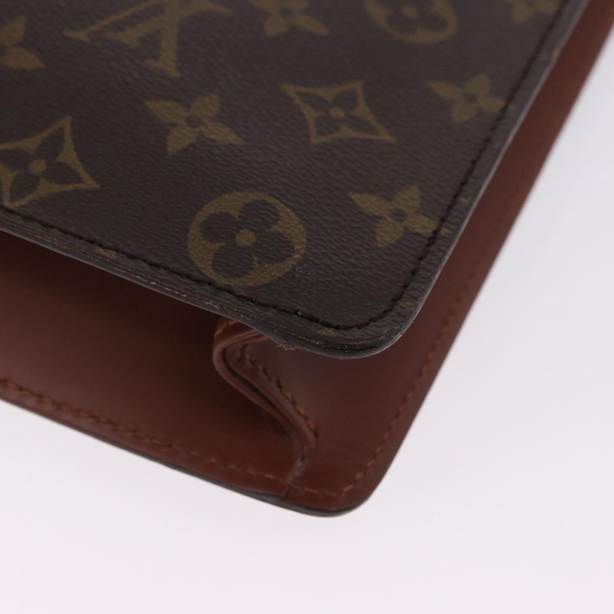 LOUIS VUITTON Monogram Porte Documents Bandouliere Bag M53338 LV Auth 170612