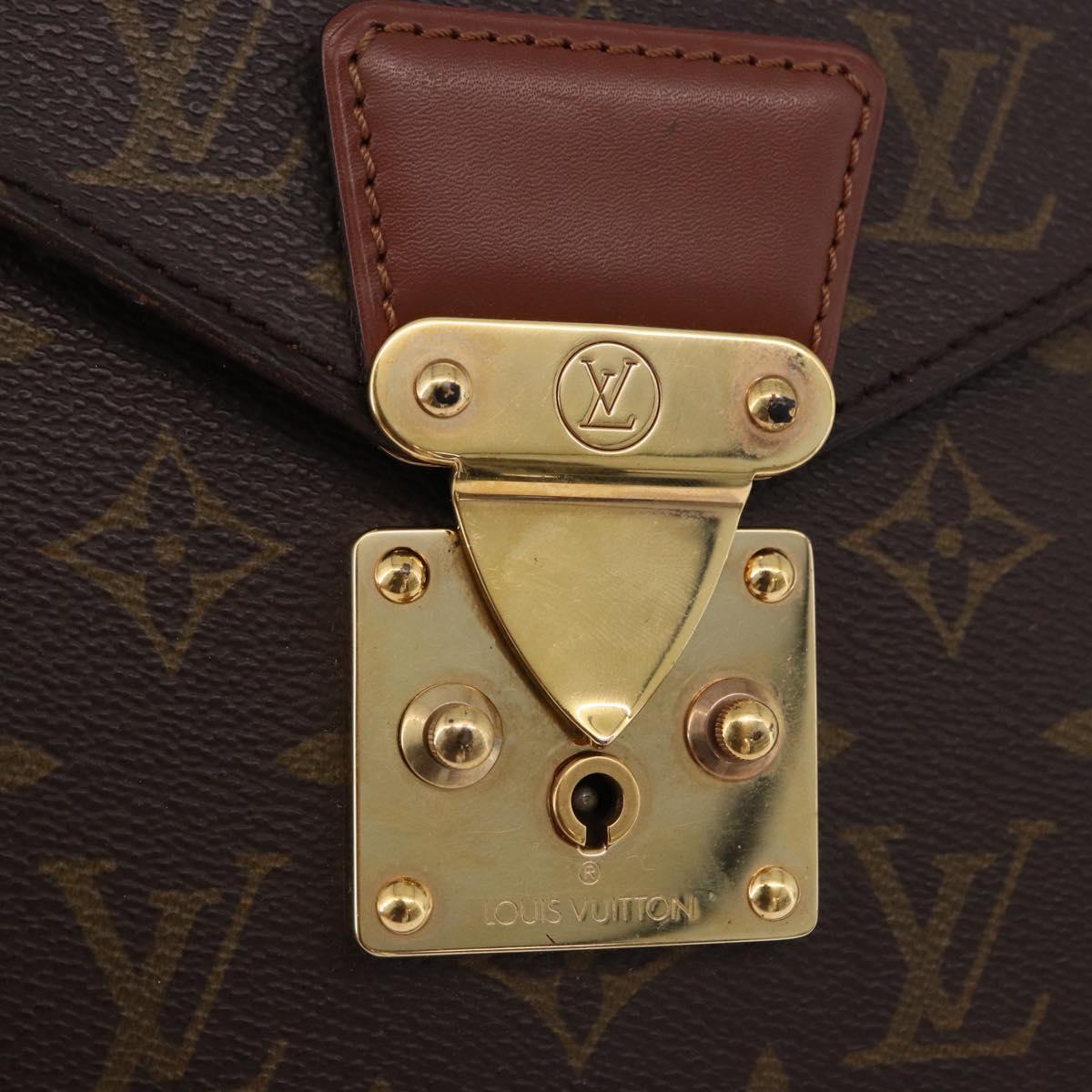 LOUIS VUITTON Monogram Porte Documents Bandouliere Bag M53338 LV Auth 170612