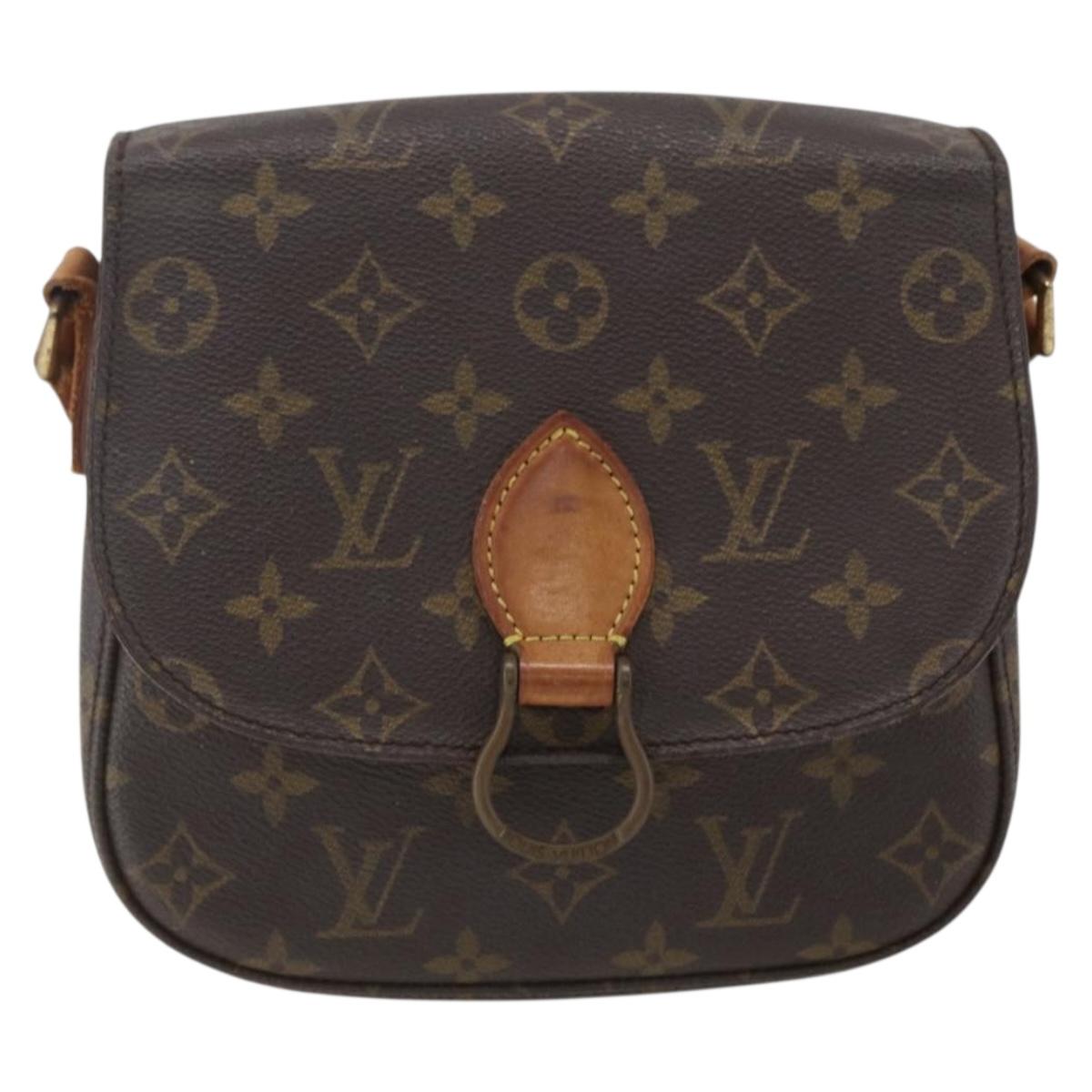 LOUIS VUITTON Monogram Saint Cloud MM Shoulder Bag M51243 LV Auth 170614