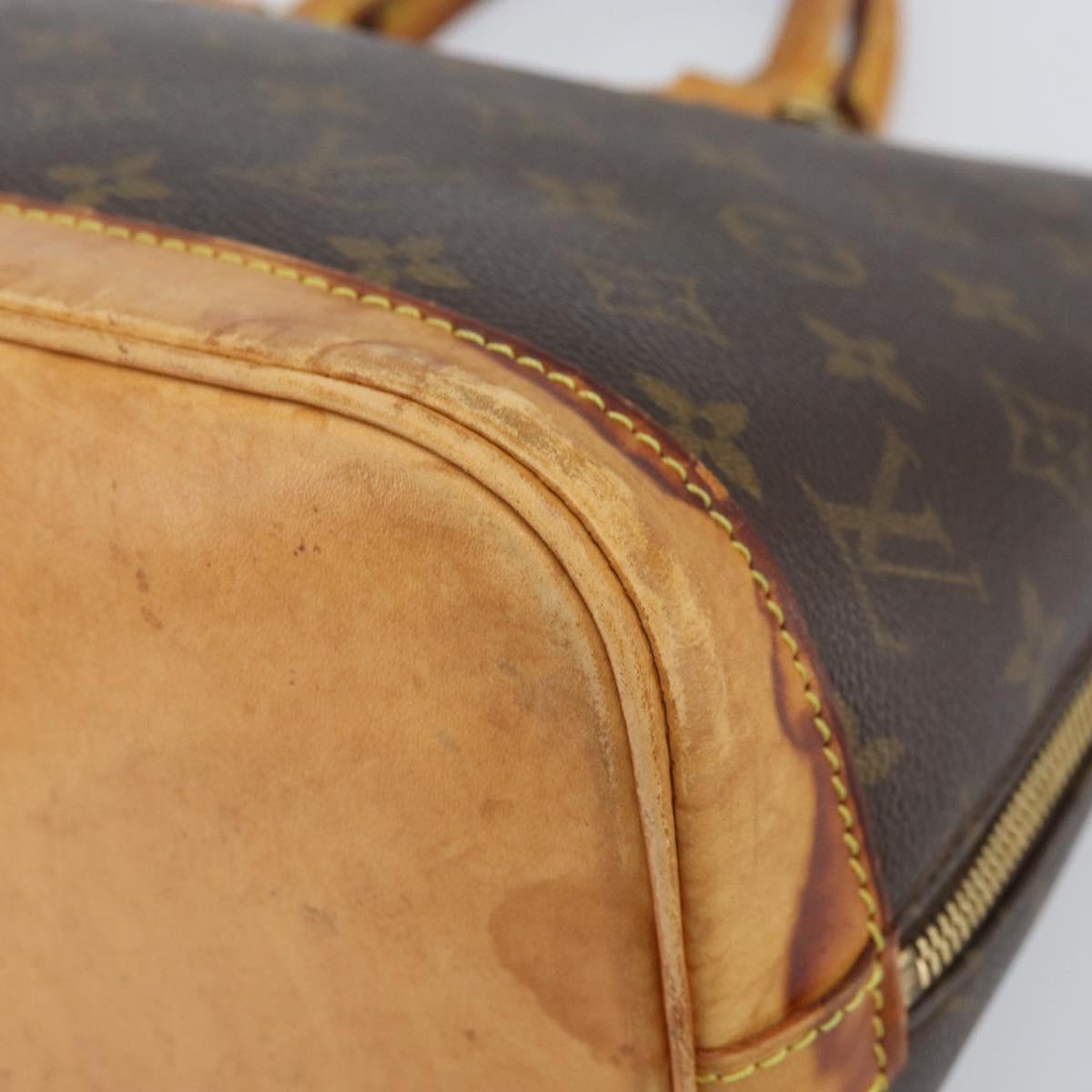 LOUIS VUITTON Monogram Alma Hand Bag M51130 LV Auth 170616