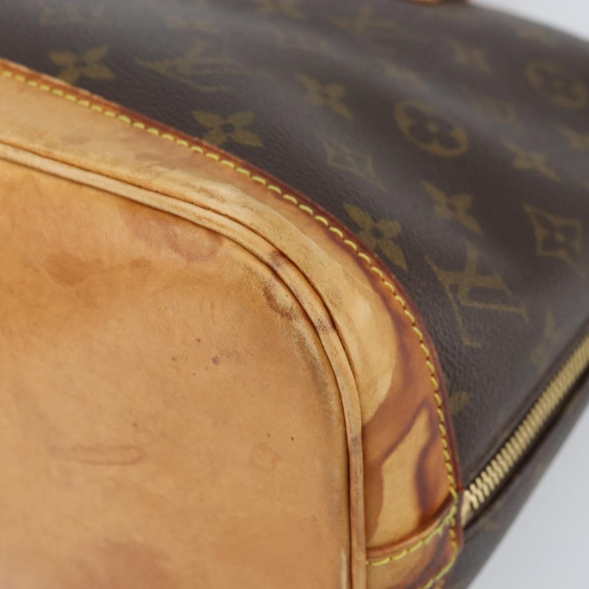 LOUIS VUITTON Monogram Alma Hand Bag M51130 LV Auth 170616