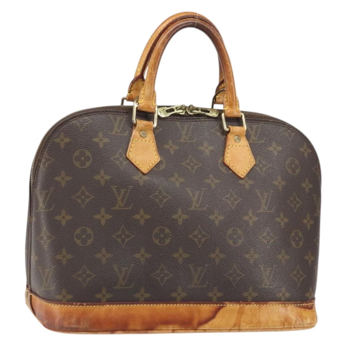 LOUIS VUITTON Monogram Alma Hand Bag M51130 LV Auth 170616