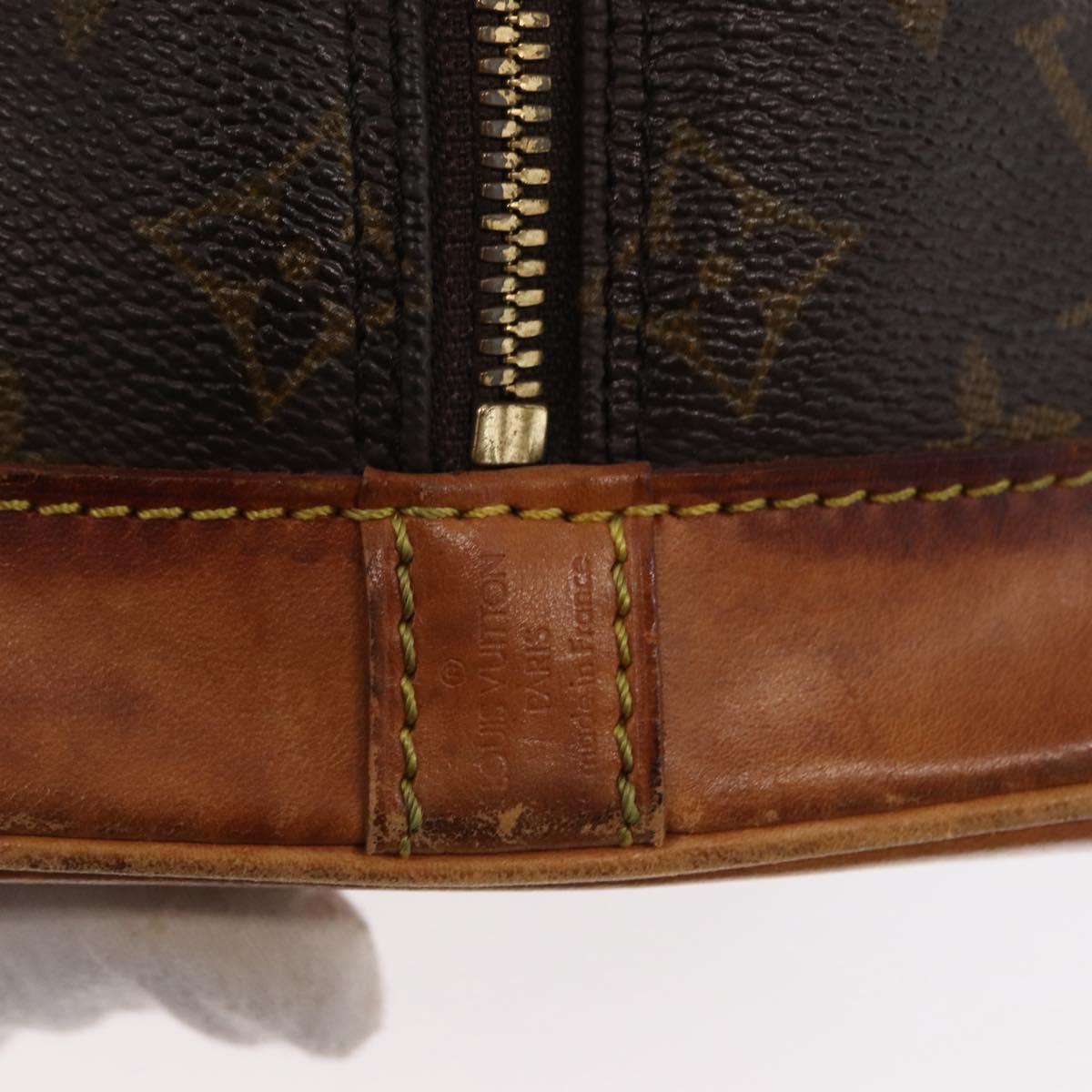 LOUIS VUITTON Monogram Alma Hand Bag M51130 LV Auth 170617