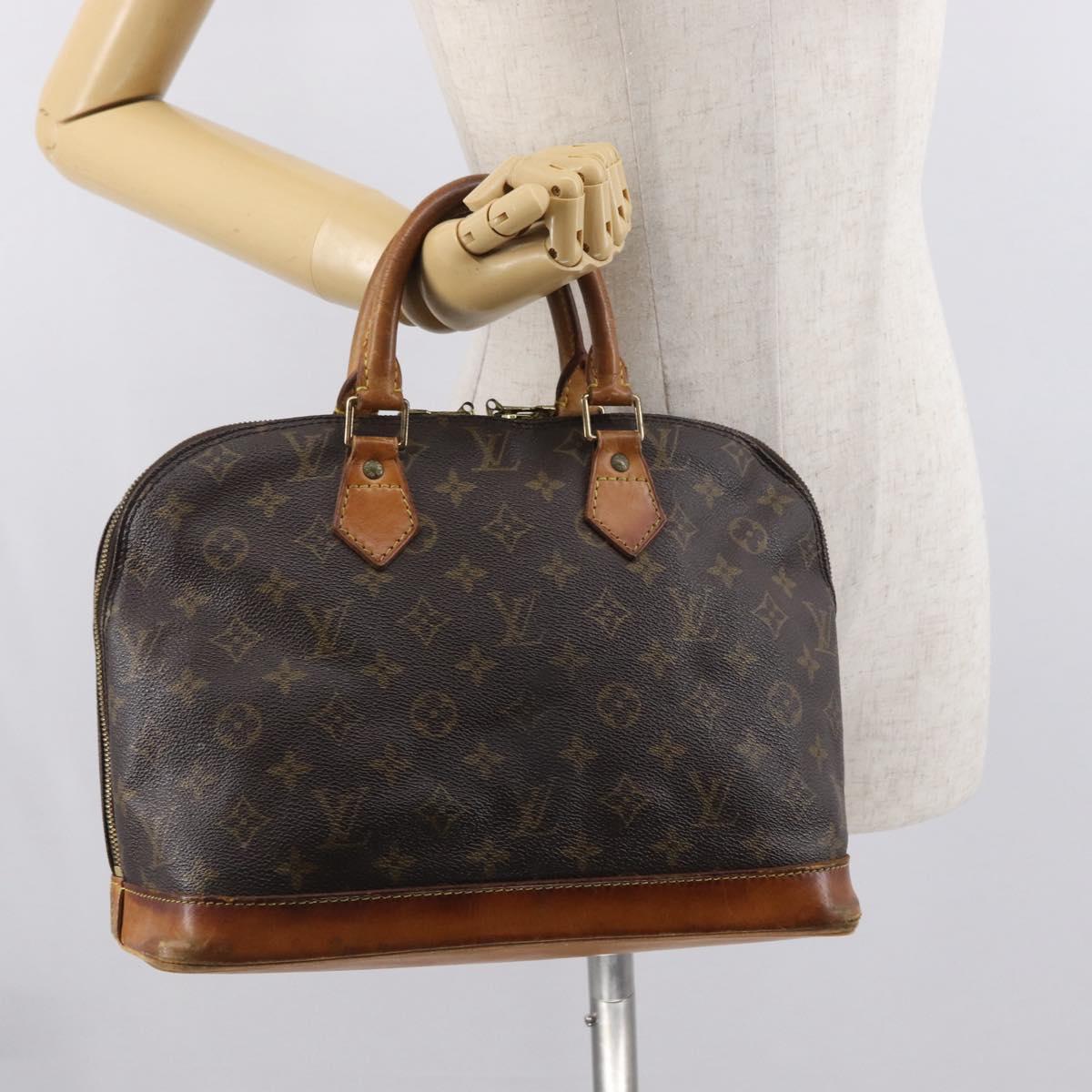 LOUIS VUITTON Monogram Alma Hand Bag M51130 LV Auth 170617