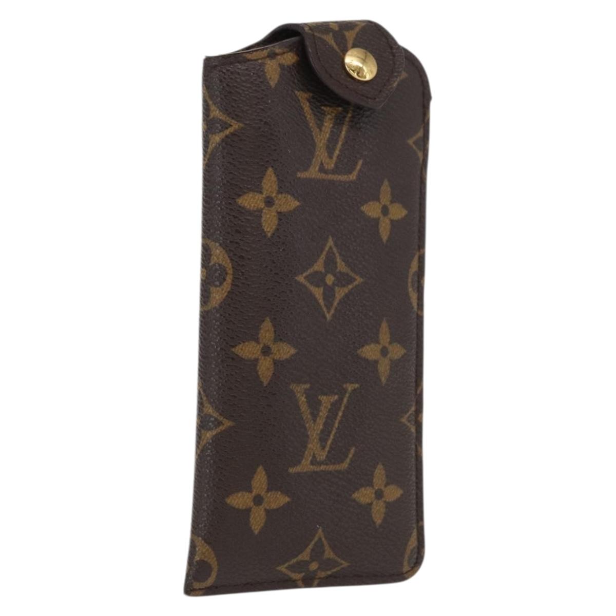 LOUIS VUITTON Monogram Etui Lunette PM Glasses Case M66545 LV Auth 170621