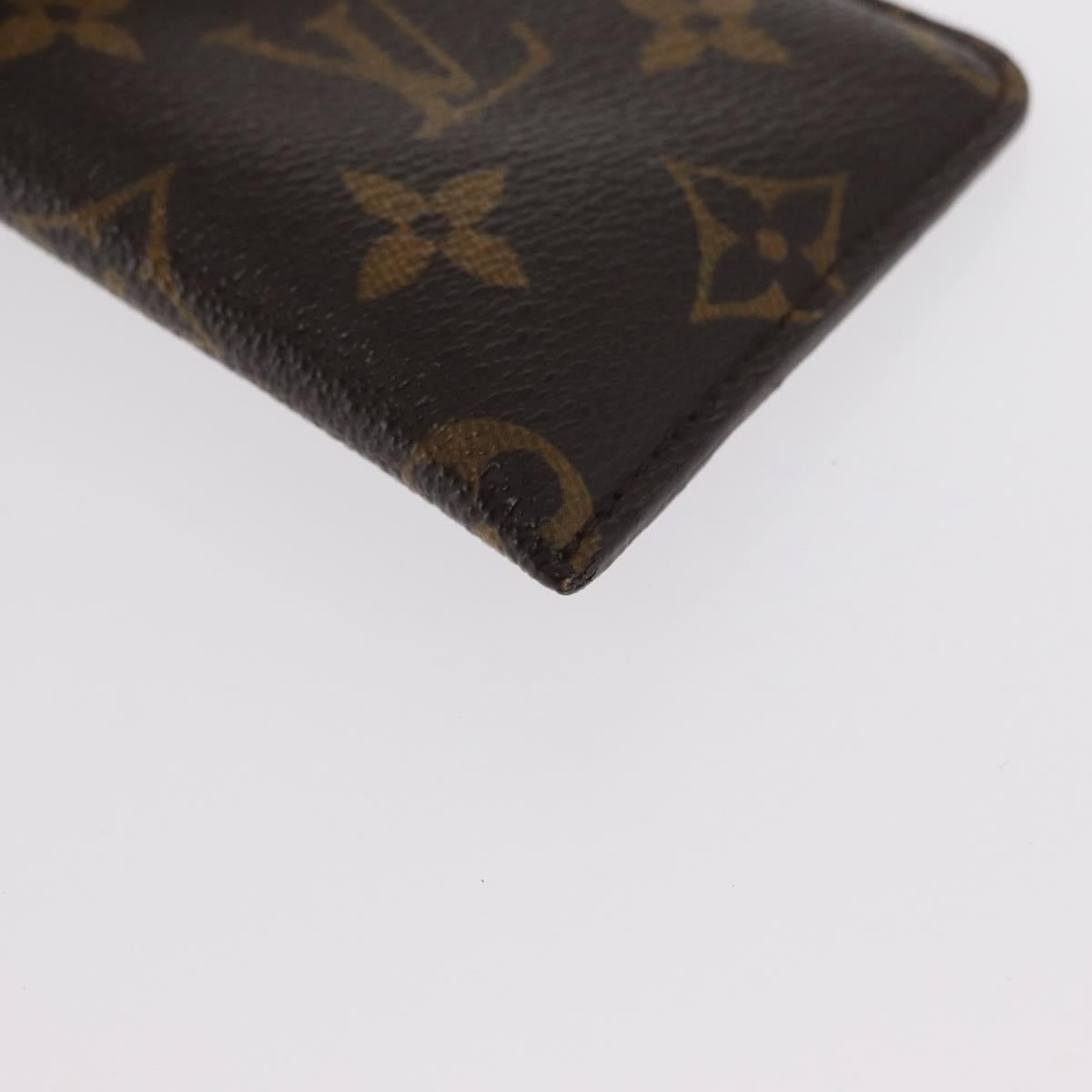 LOUIS VUITTON Monogram Etui Lunette PM Glasses Case M66545 LV Auth 170621
