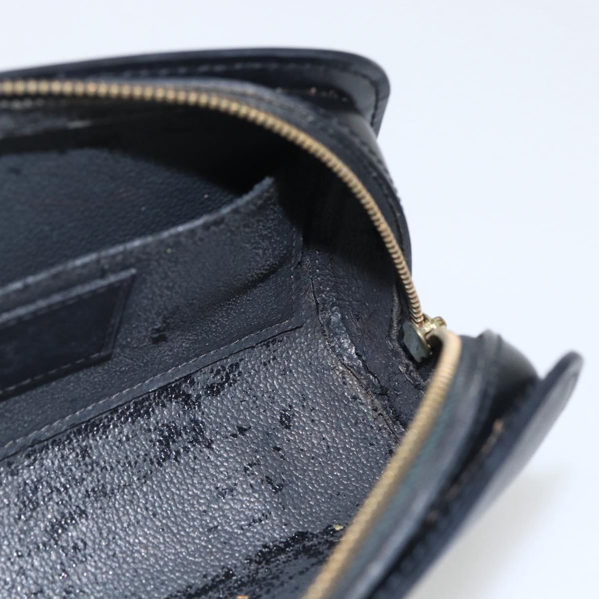 LOUIS VUITTON Epi Dauphine PM Pouch Black M48442 LV Auth 170622