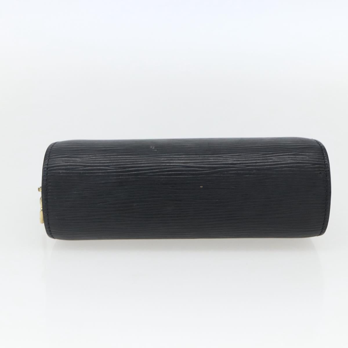 LOUIS VUITTON Epi Dauphine PM Pouch Black M48442 LV Auth 170622