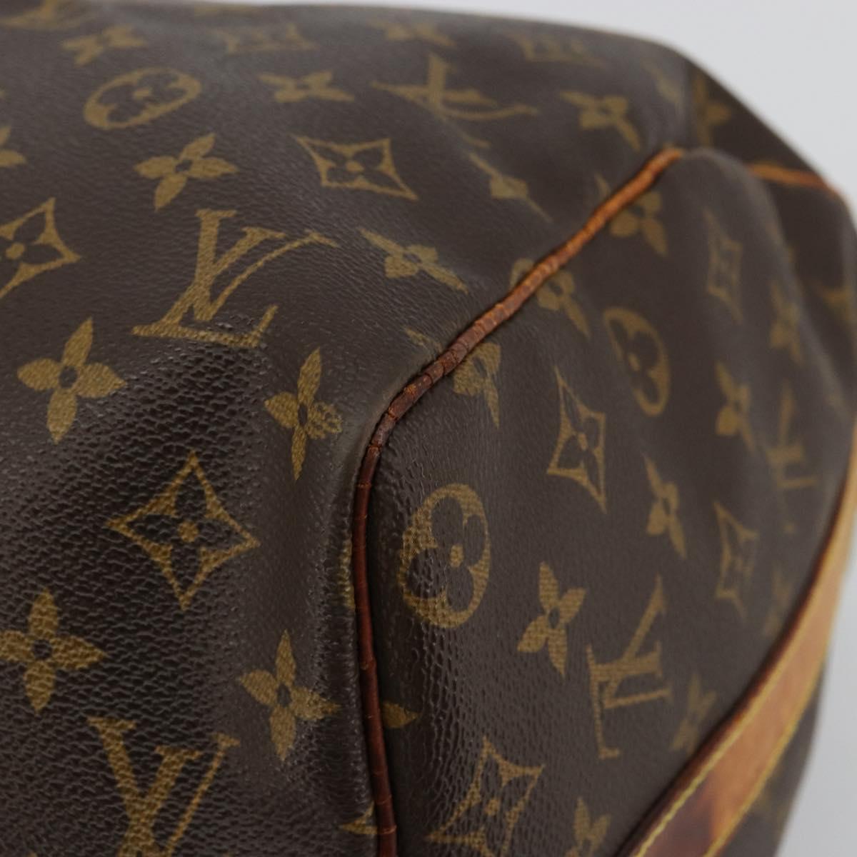 LOUIS VUITTON Monogram Keepall Bandouliere 45 Boston Bag M41418 LV Auth 170629