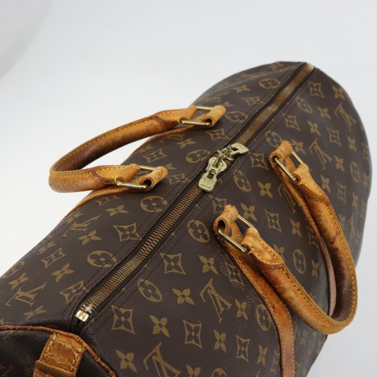 LOUIS VUITTON Monogram Keepall Bandouliere 45 Boston Bag M41418 LV Auth 170629