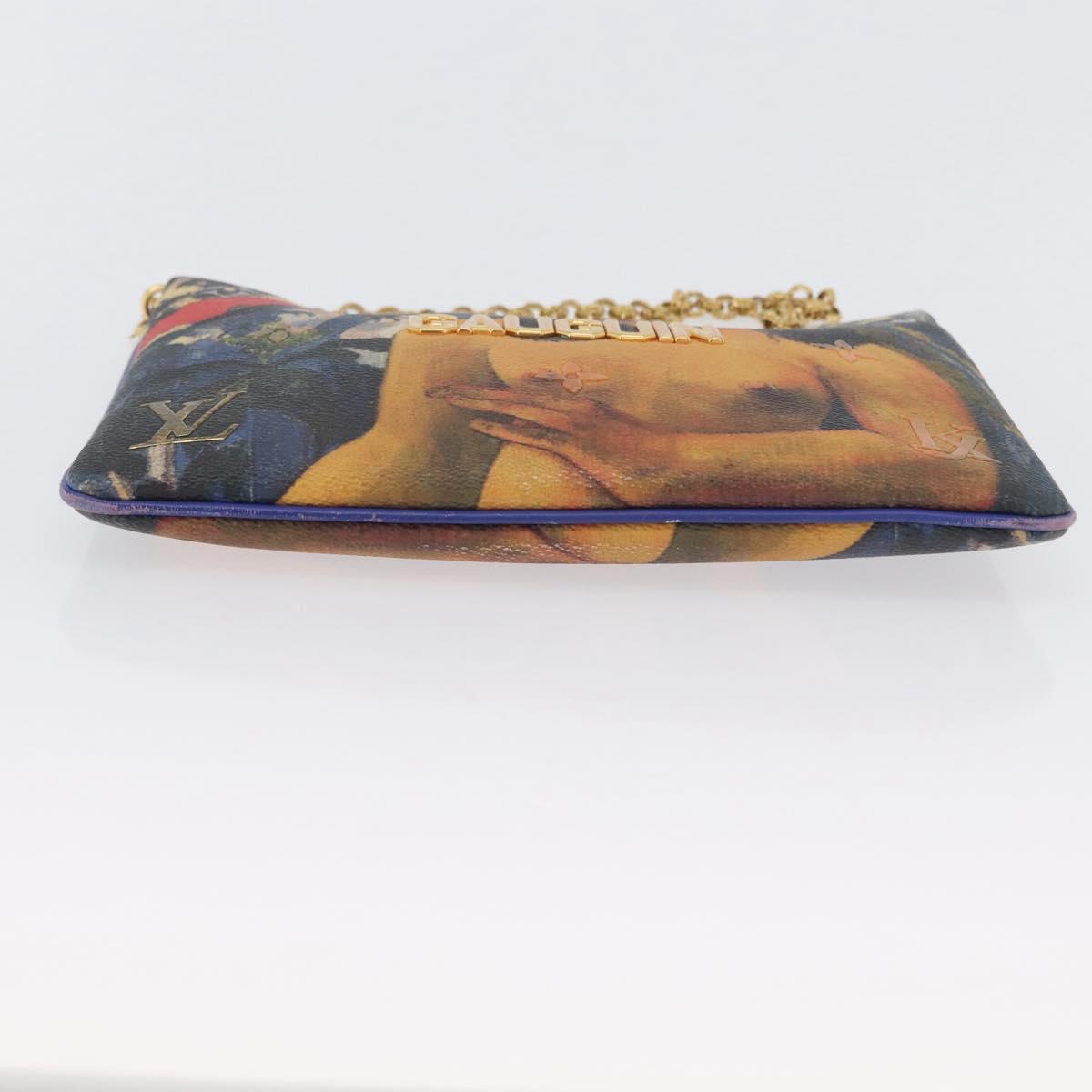 LOUIS VUITTON Celty Pochette Plat Pouch Koons Rubens M64617 LV Auth 170658SAM