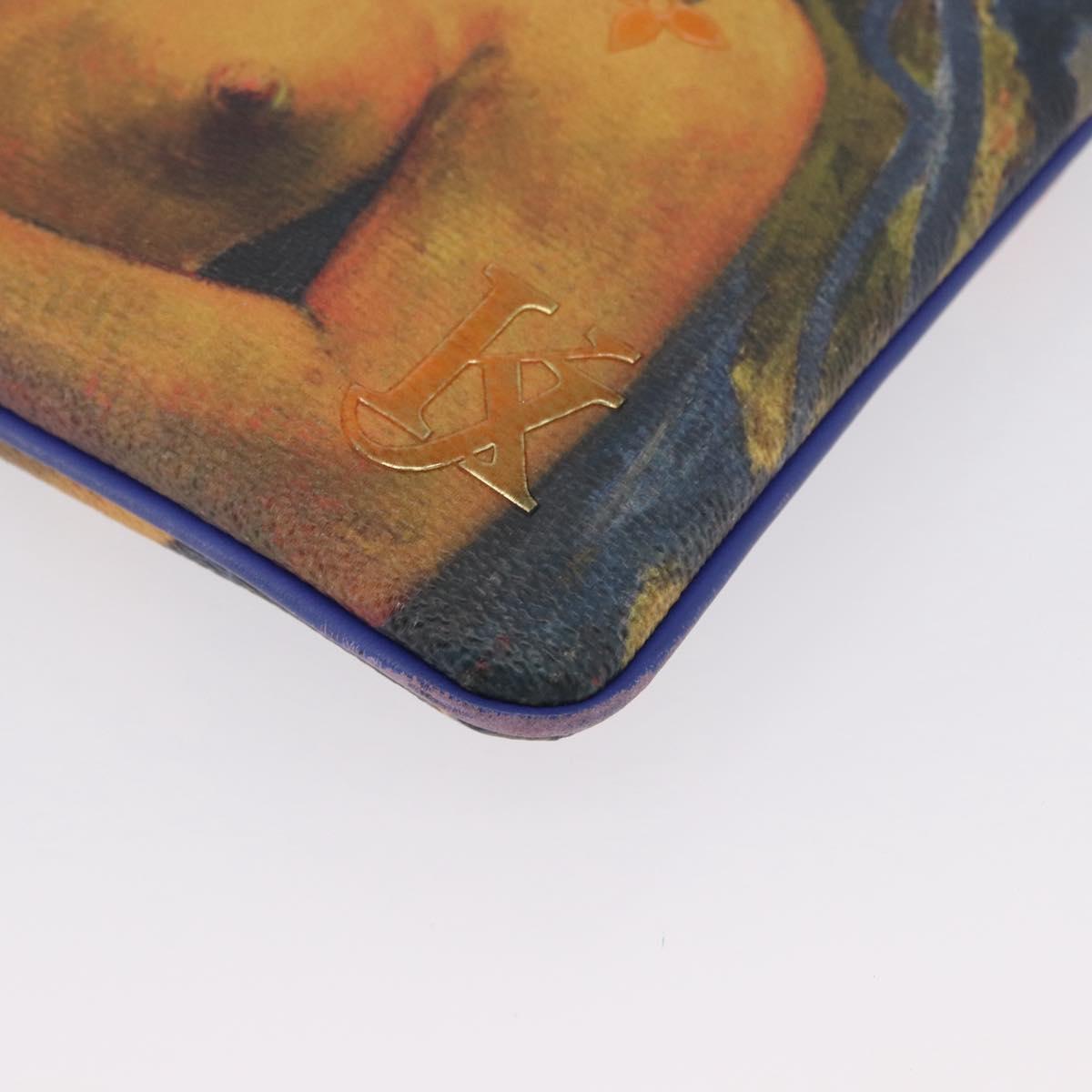 LOUIS VUITTON Celty Pochette Plat Pouch Koons Rubens M64617 LV Auth 170658SAM