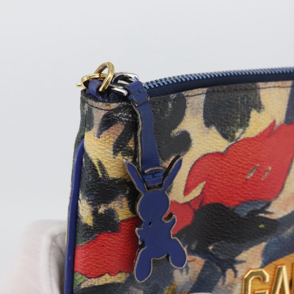 LOUIS VUITTON Celty Pochette Plat Pouch Koons Rubens M64617 LV Auth 170658SAM