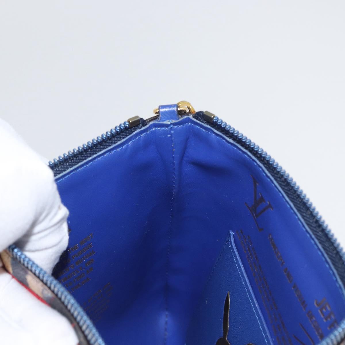 LOUIS VUITTON Celty Pochette Plat Pouch Koons Rubens M64617 LV Auth 170658SAM