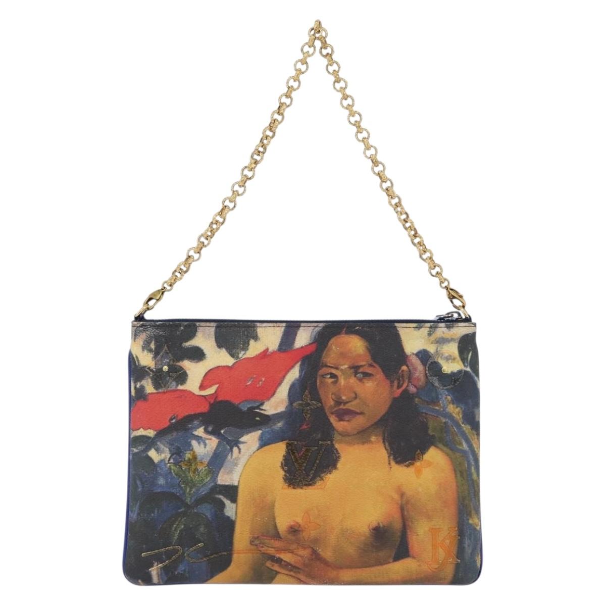 LOUIS VUITTON Celty Pochette Plat Pouch Koons Rubens M64617 LV Auth 170658SAM