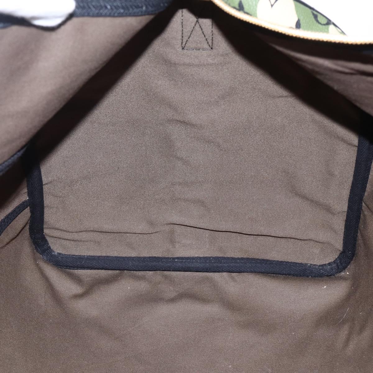 LOUIS VUITTON Camouflage Keepall Bandouliere 55 Bag M95774 LV Auth 170663SM
