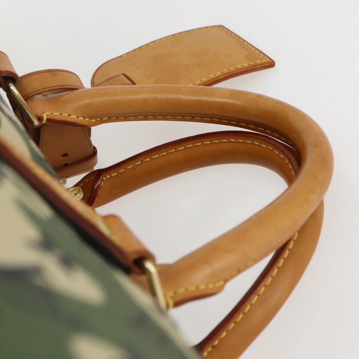 LOUIS VUITTON Camouflage Keepall Bandouliere 55 Bag M95774 LV Auth 170663SM