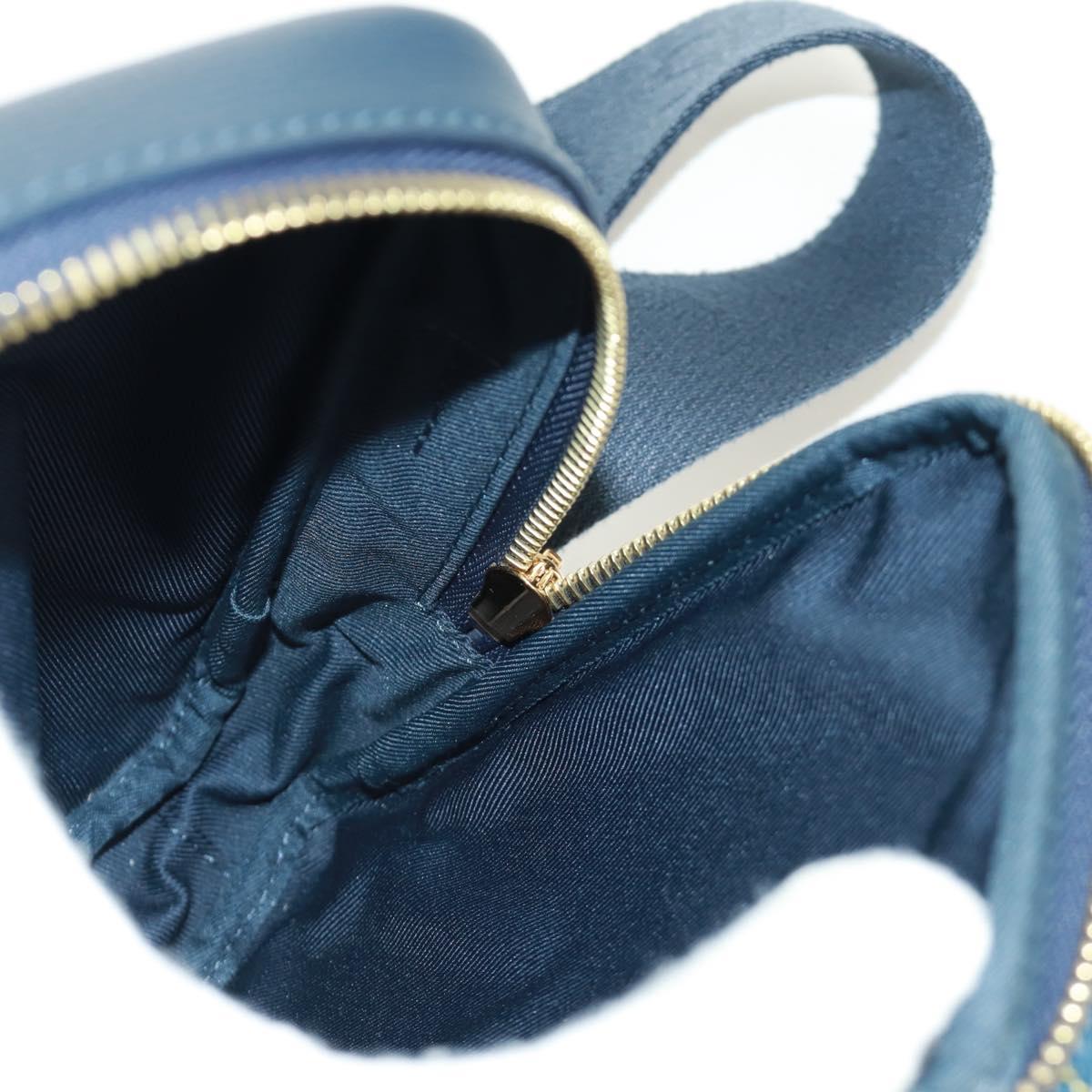 LOUIS VUITTON Monogram Denim LV MADE Double Phone Pouch M81060 LV Auth 170667SM