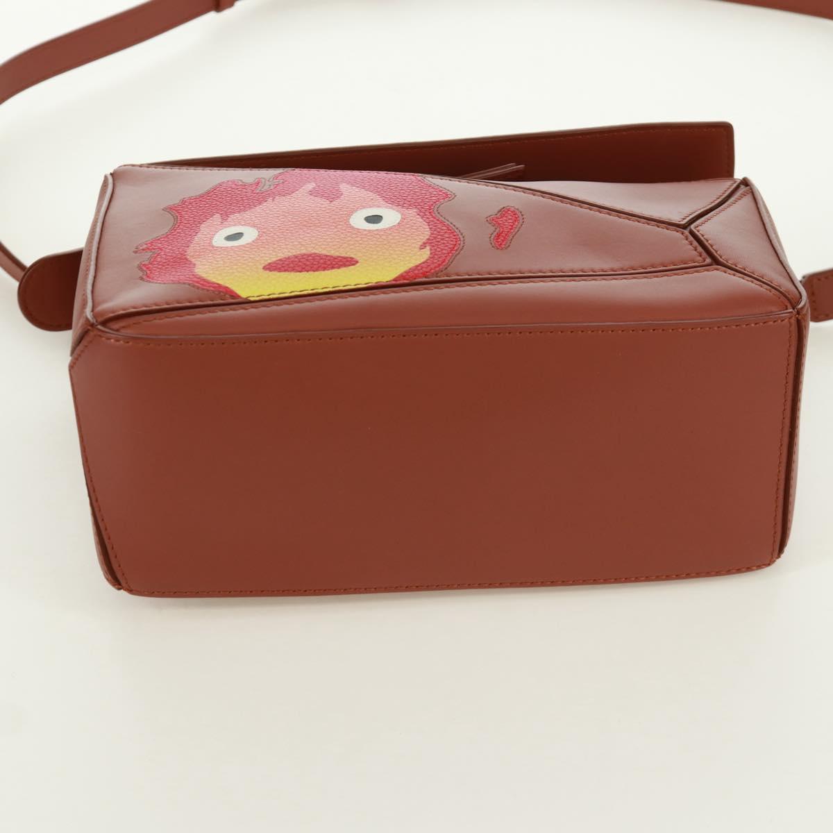 LOEWE Small Puzzle Studio Ghibli Howl's Moving Castle Calcifer Auth 170668SM