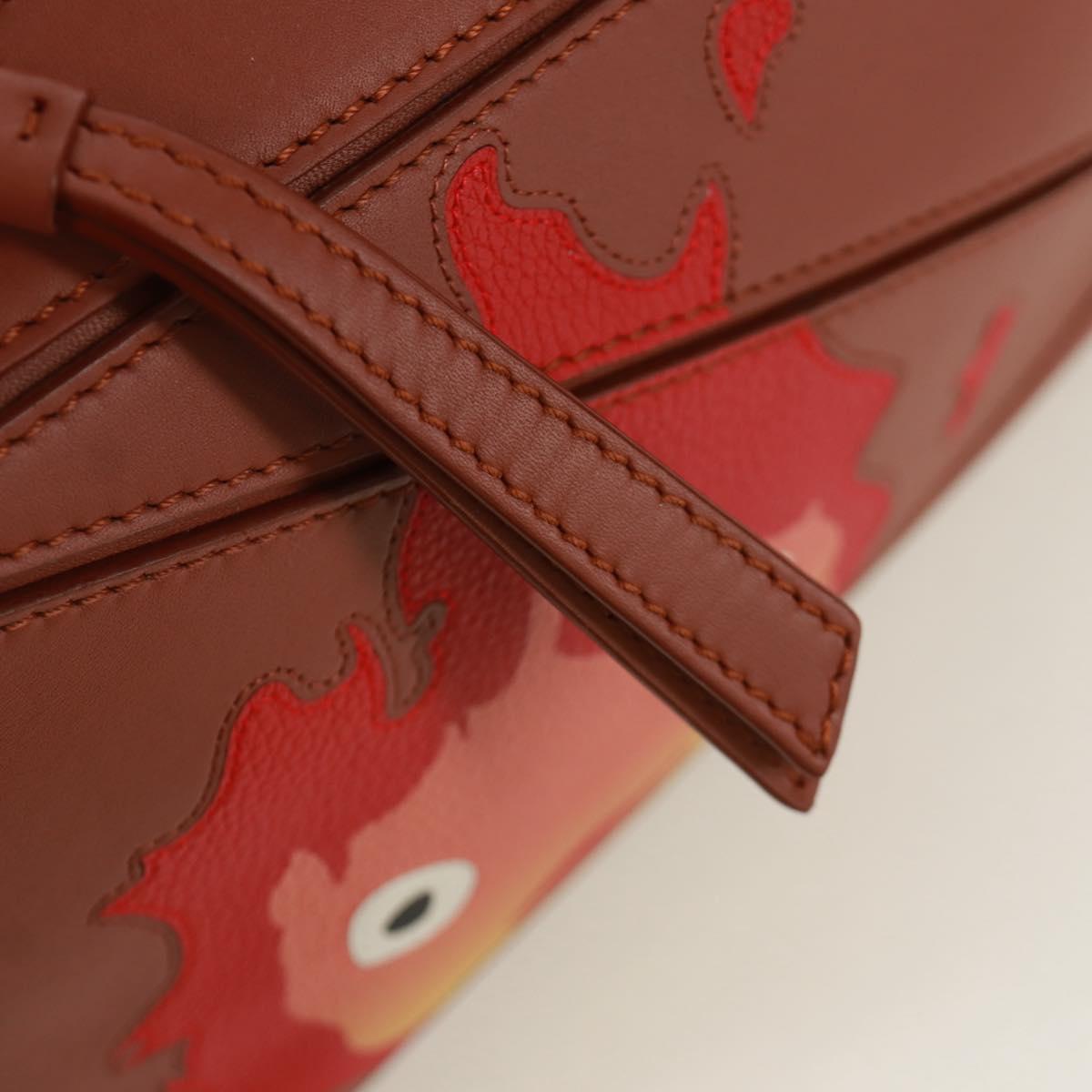 LOEWE Small Puzzle Studio Ghibli Howl's Moving Castle Calcifer Auth 170668SM