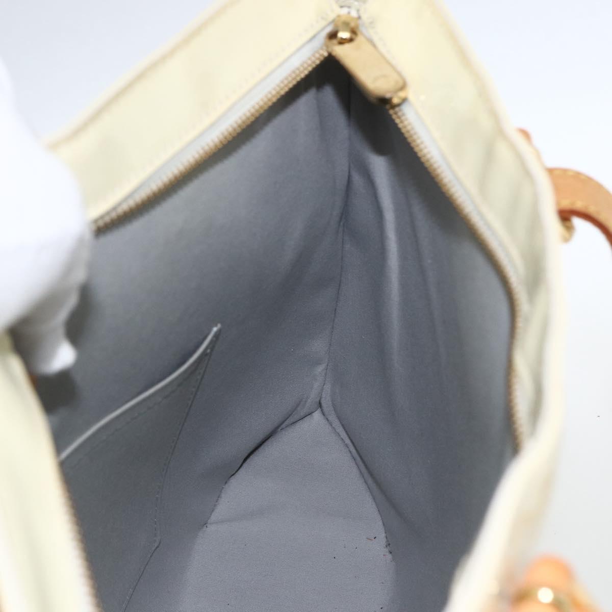 LOUIS VUITTON Monogram Vernis Brentwood Shoulder Bag Perle M91512 LV Auth 170681