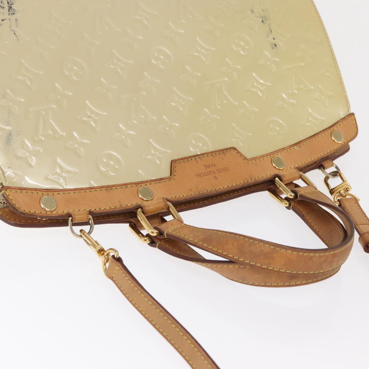 LOUIS VUITTON Monogram Vernis Blair MM Bag 2way Broncorail M91456 LV Auth 170705