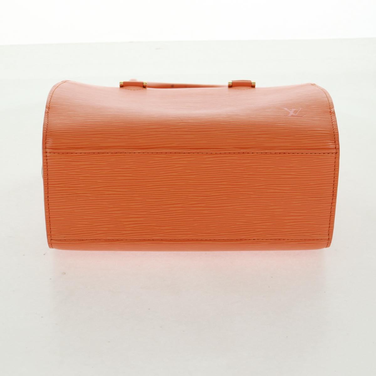 LOUIS VUITTON Epi Pont Neuf Hand Bag Orange Mandarin M5205H LV Auth 170709V
