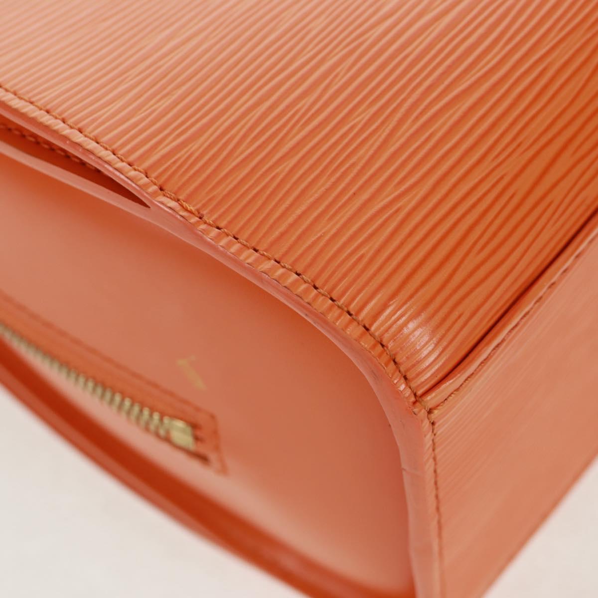 LOUIS VUITTON Epi Pont Neuf Hand Bag Orange Mandarin M5205H LV Auth 170709V