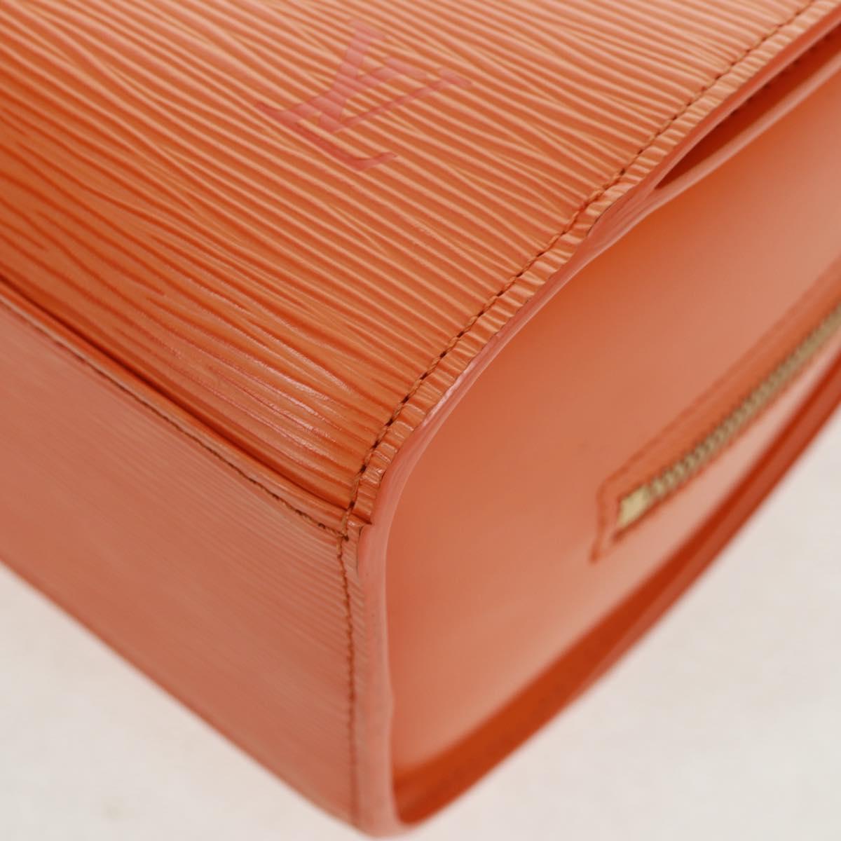 LOUIS VUITTON Epi Pont Neuf Hand Bag Orange Mandarin M5205H LV Auth 170709V