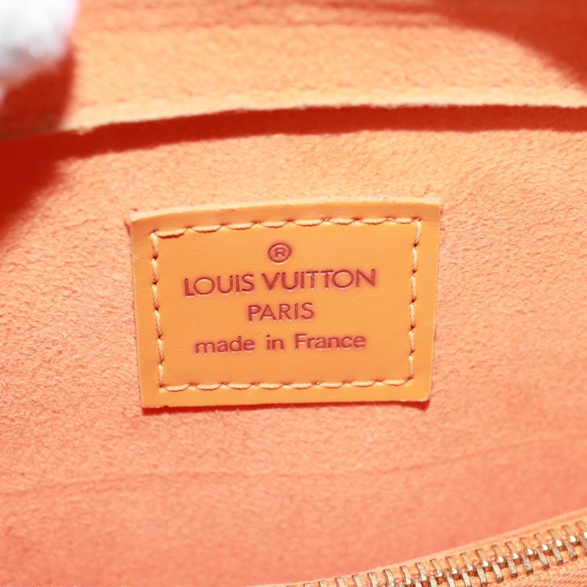 LOUIS VUITTON Epi Pont Neuf Hand Bag Orange Mandarin M5205H LV Auth 170709V