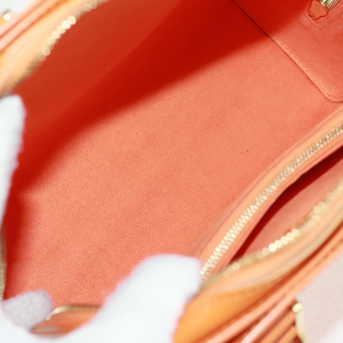 LOUIS VUITTON Epi Pont Neuf Hand Bag Orange Mandarin M5205H LV Auth 170709V