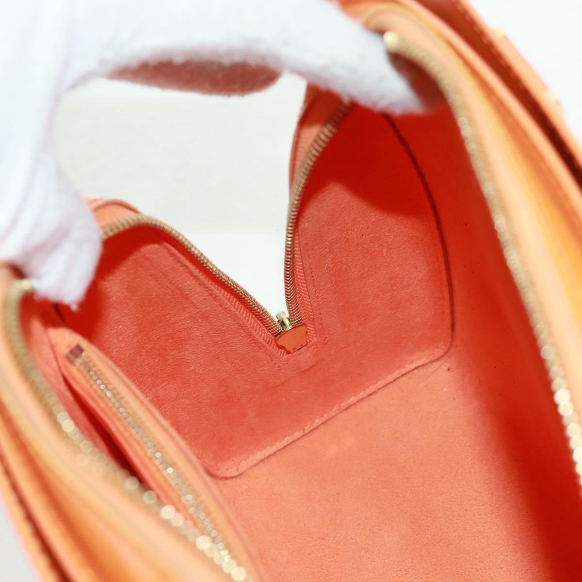 LOUIS VUITTON Epi Pont Neuf Hand Bag Orange Mandarin M5205H LV Auth 170709V