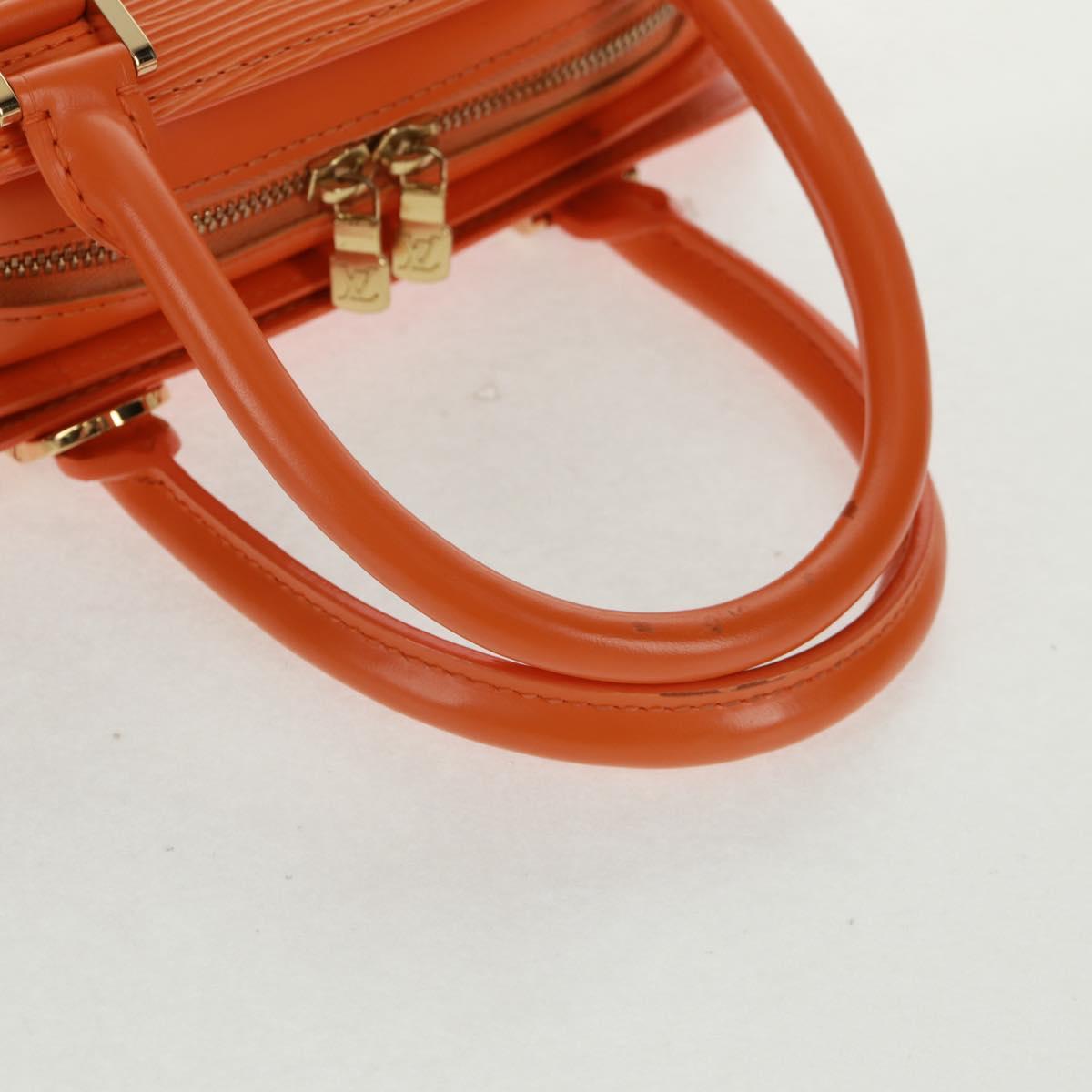 LOUIS VUITTON Epi Pont Neuf Hand Bag Orange Mandarin M5205H LV Auth 170709V