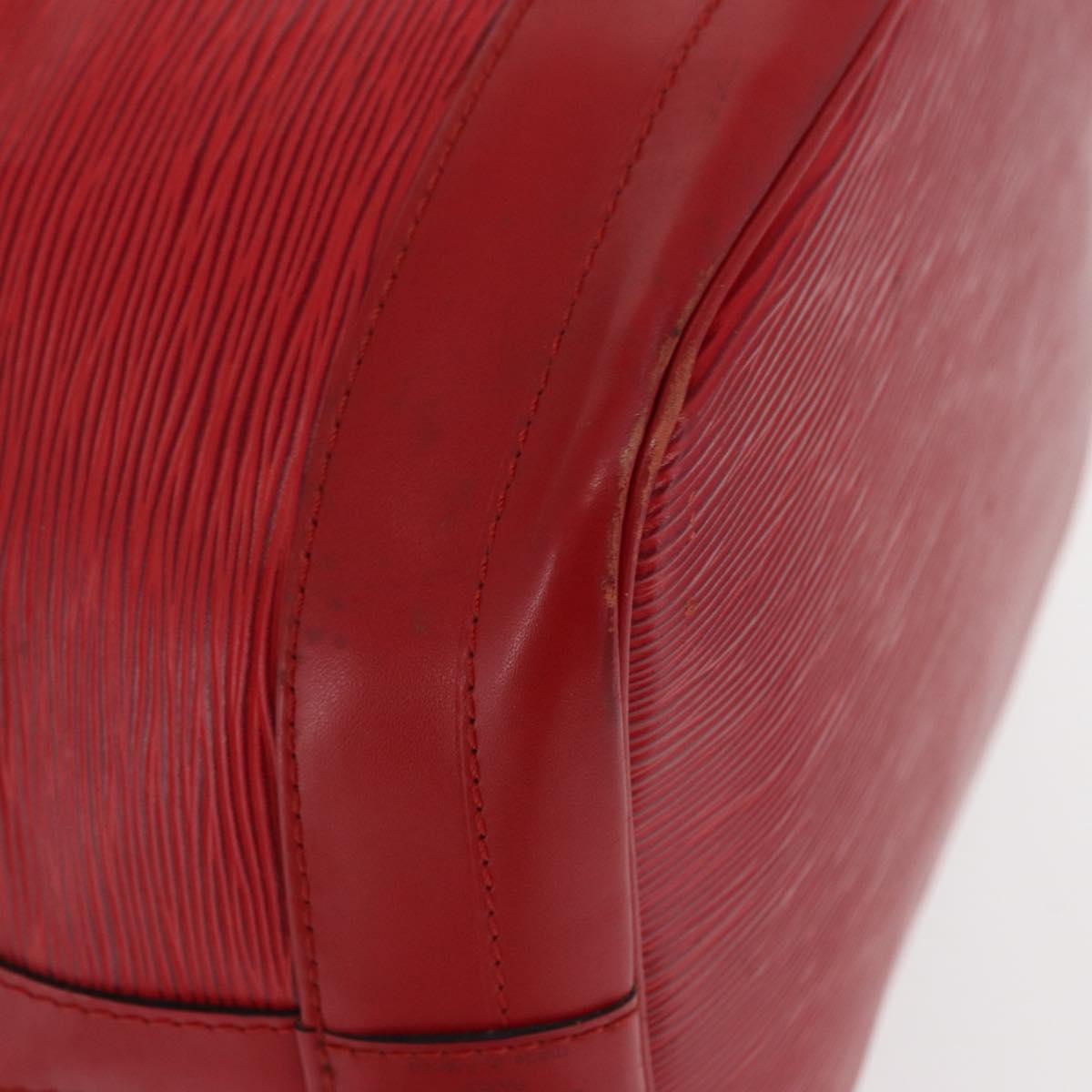 LOUIS VUITTON Epi Noe Shoulder Bag Red M44007 LV Auth 170712