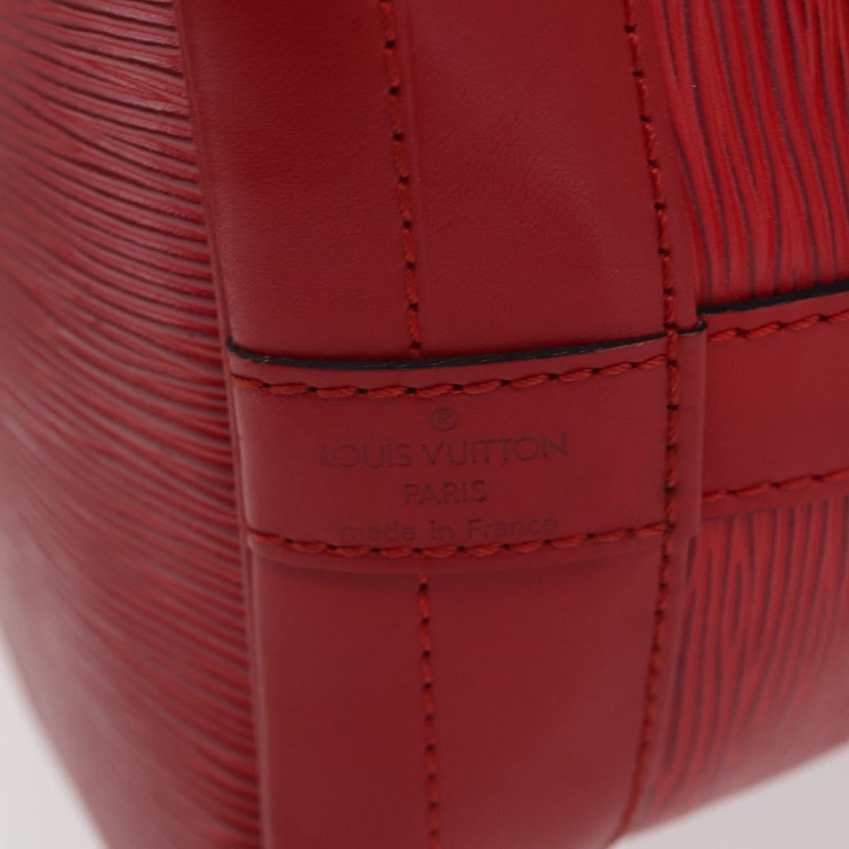 LOUIS VUITTON Epi Noe Shoulder Bag Red M44007 LV Auth 170712
