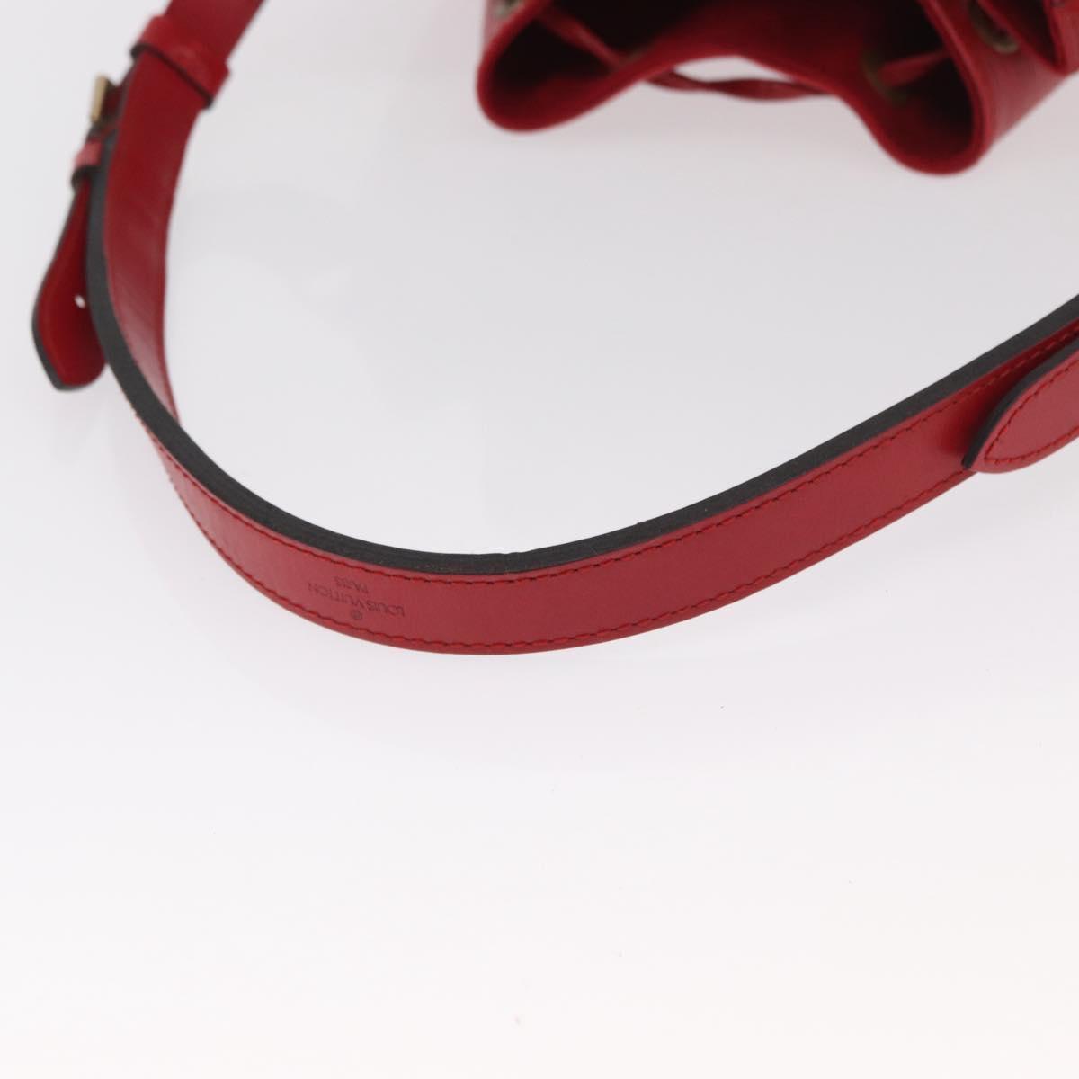 LOUIS VUITTON Epi Noe Shoulder Bag Red M44007 LV Auth 170712