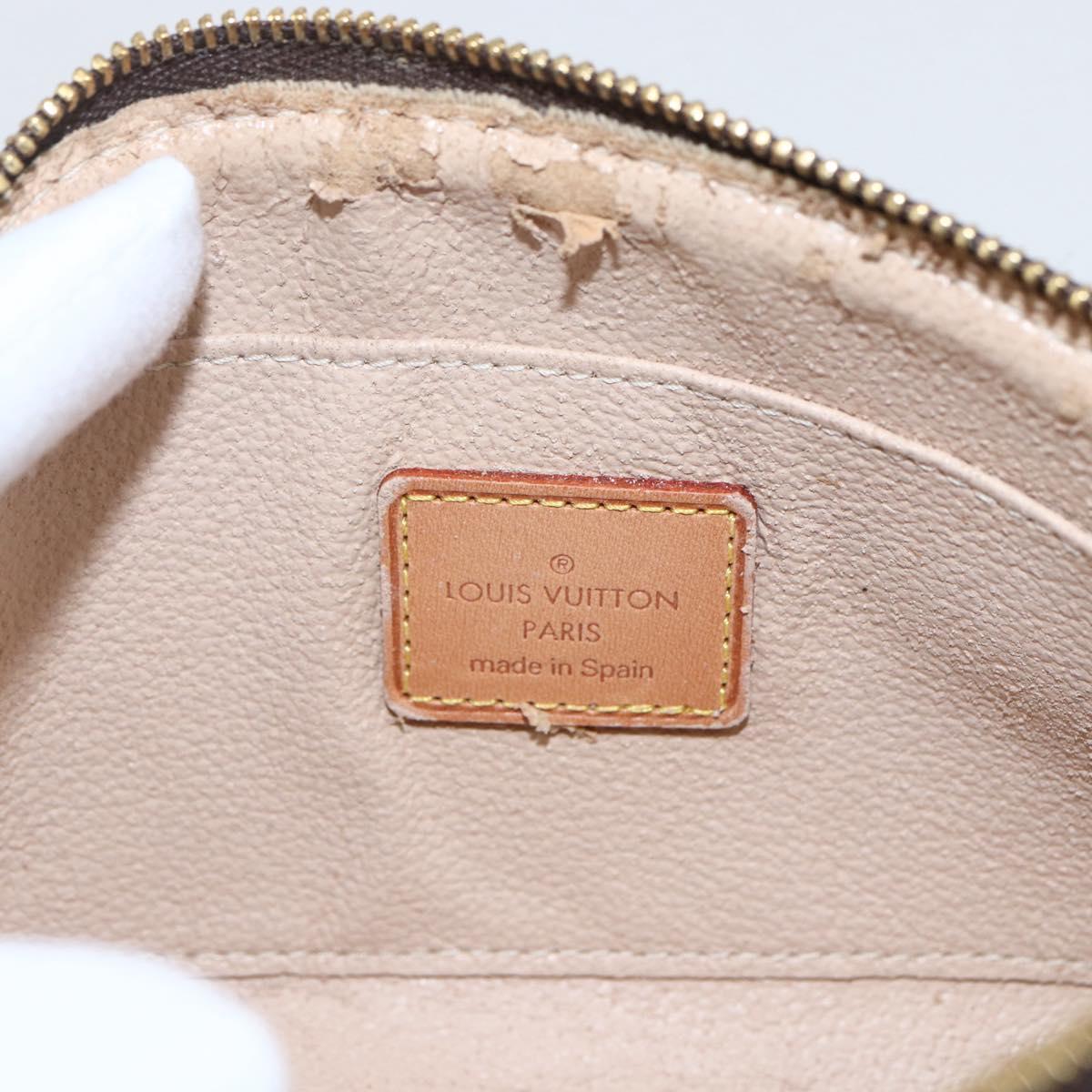 LOUIS VUITTON Monogram Pochette Cosmetic PM Pouch M43998 LV Auth 170722