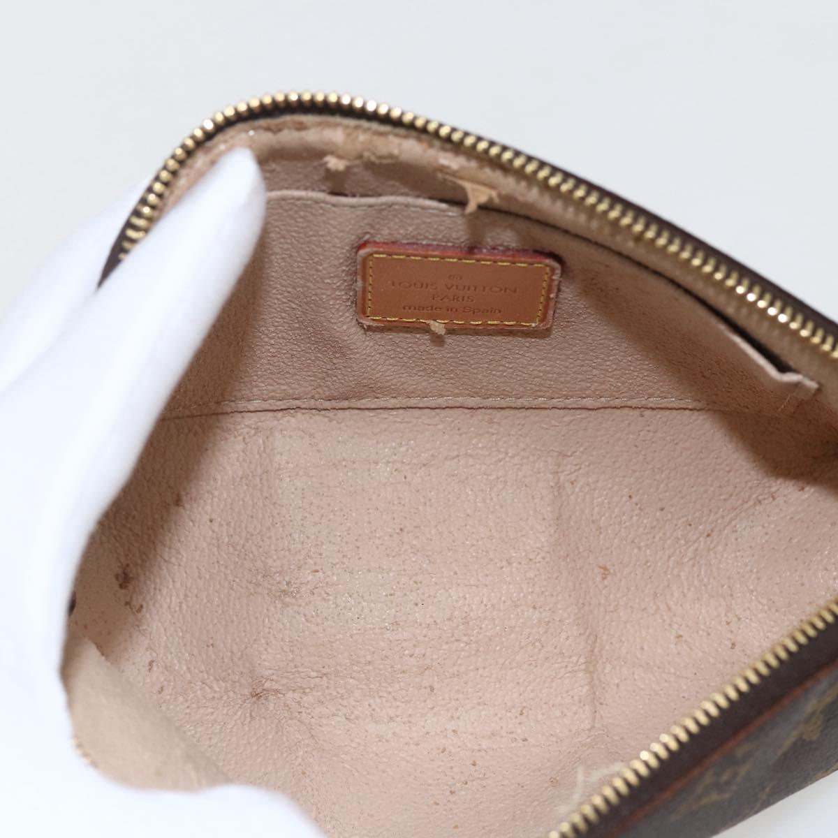 LOUIS VUITTON Monogram Pochette Cosmetic PM Pouch M43998 LV Auth 170722