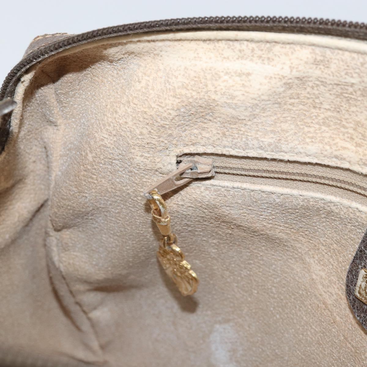 GUCCI GG Supreme Shoulder Bag PVC Beige Gold 001 115 6595 Auth 170723