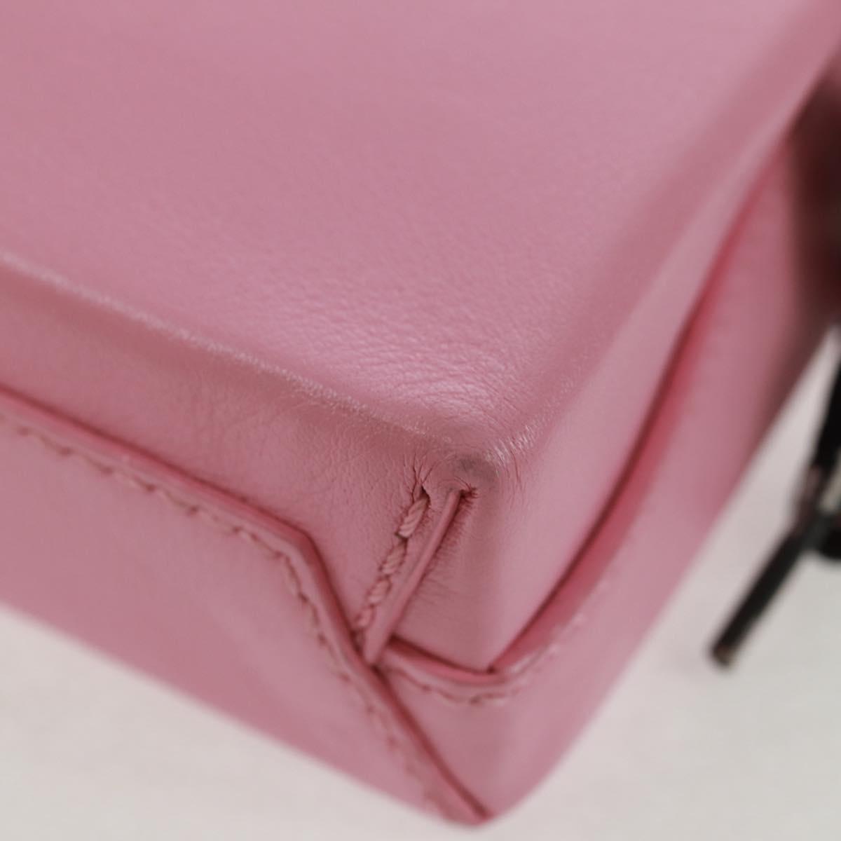 BALENCIAGA 2020S SS Hello Kitty Hand Bag Calf Skin 2way Pink 619043 Auth 170731SM