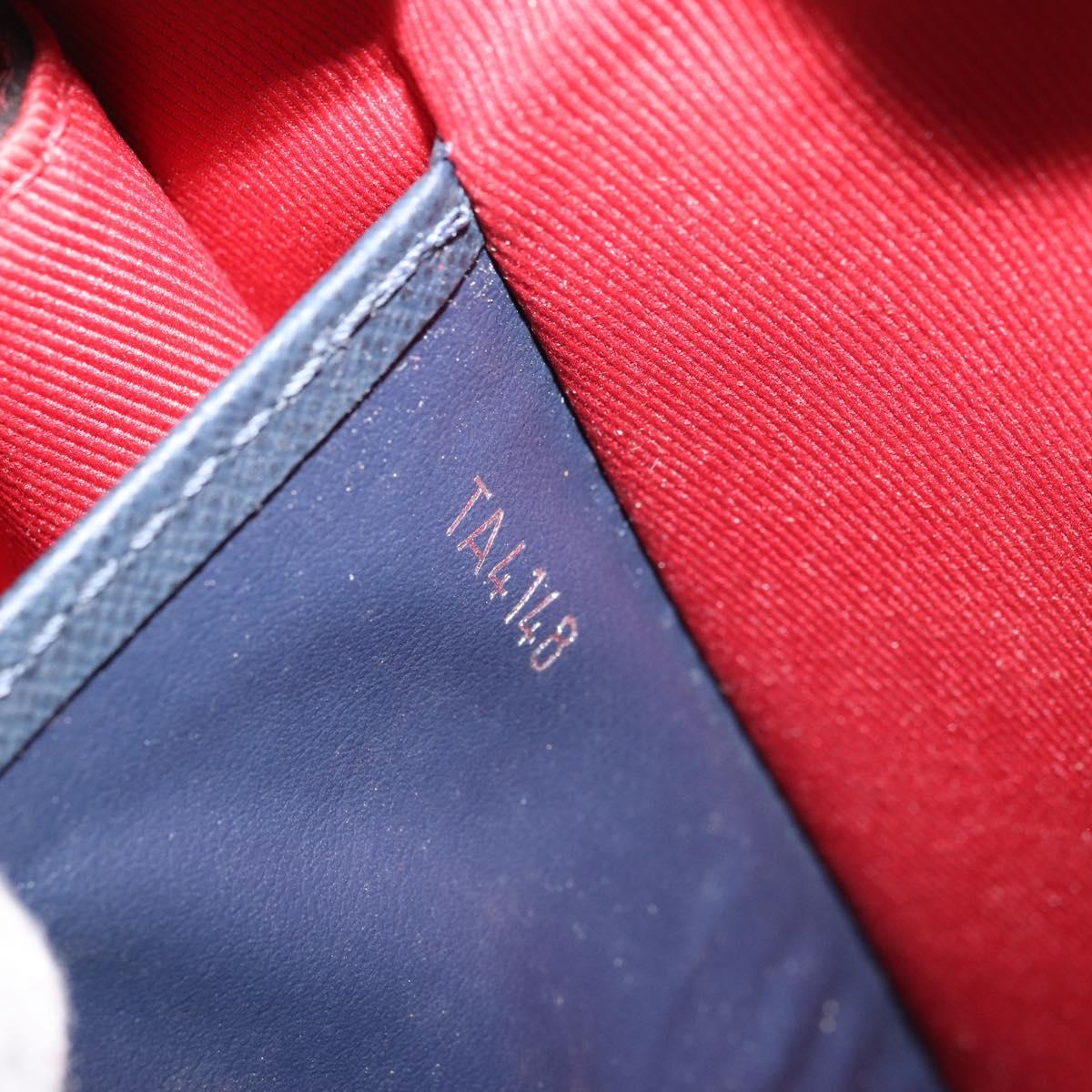 LOUIS VUITTON Taiga Pochette Voyager MM Clutch Bag Red Akajou M63397 Auth 170741
