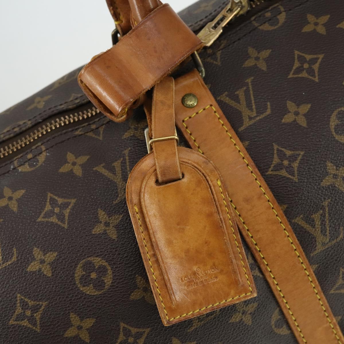 LOUIS VUITTON Monogram Keepall 50 Boston Bag M41426 LV Auth 170744