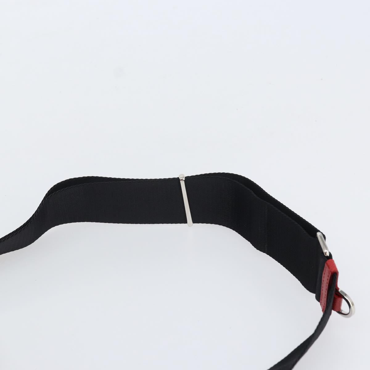 PRADA Pet Bag Pet Carry Nylon 2way Red Silver Auth 170756SAM