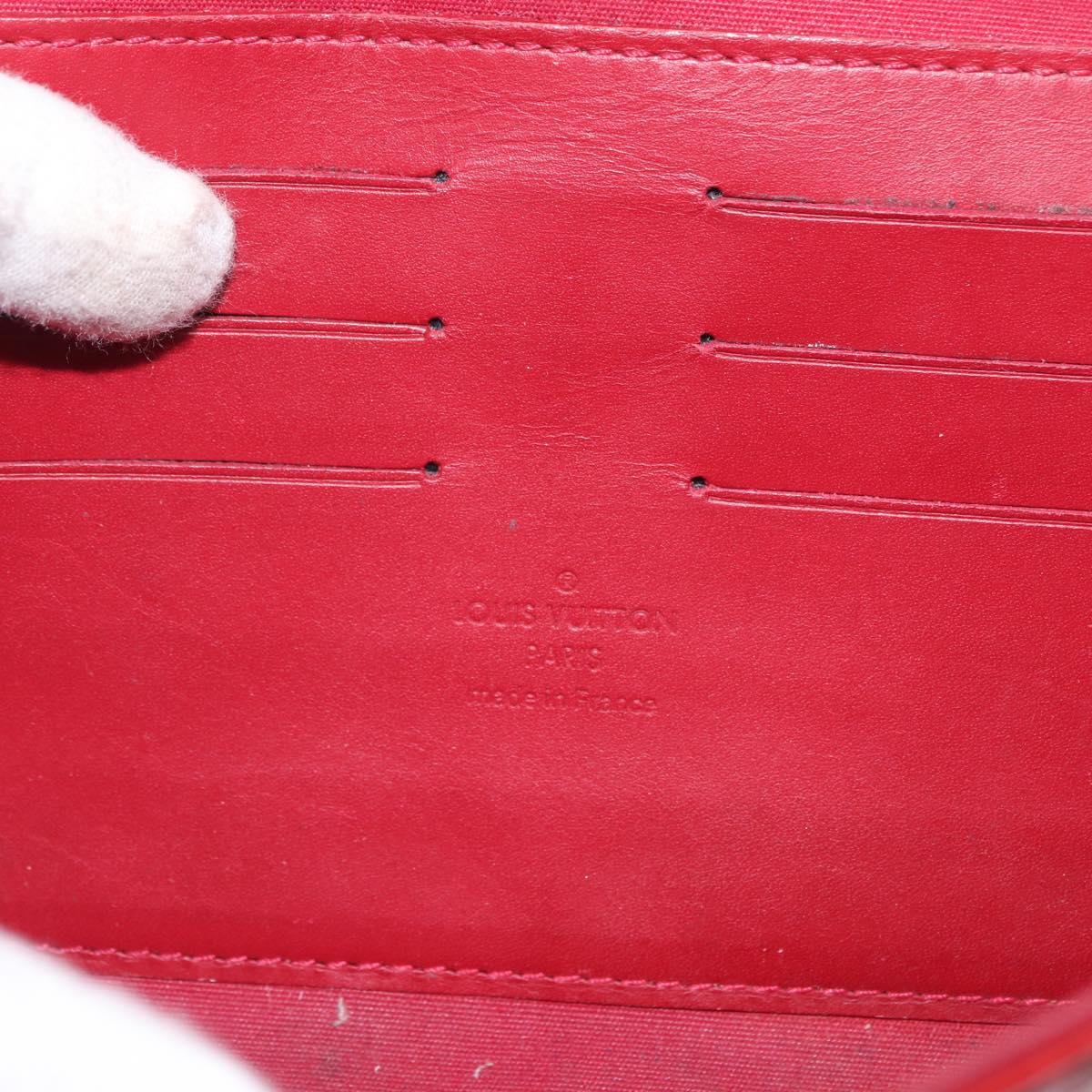 LOUIS VUITTON Monogram Vernis Rossmore PM Bag Rouge Favist M91547 LV Auth 170760