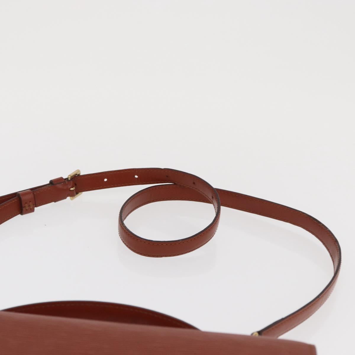 LOUIS VUITTON Epi Monceau 28 Hand Bag Brown M52123 LV Auth 170765